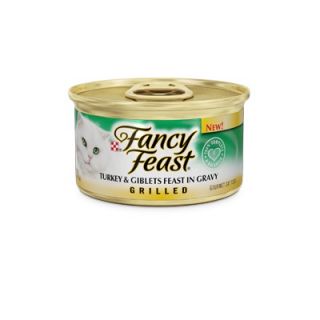  Feast Grilled Turkey / Giblets Cat Wet Cat Food (3 oz can,case of 24