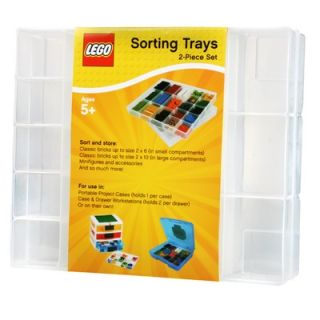 IRIS USA, Inc. LEGO Organizer Tray (Set of 2)