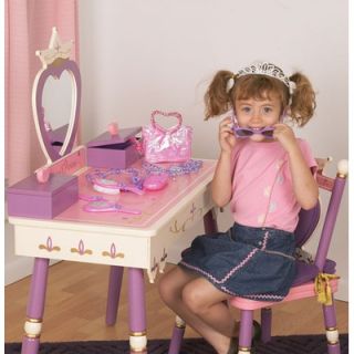 Levels of Discovery Princess 15.5 Vanity Table & Chair Set