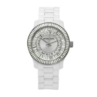 Michael Kors Womens Baguette Crystal Watch