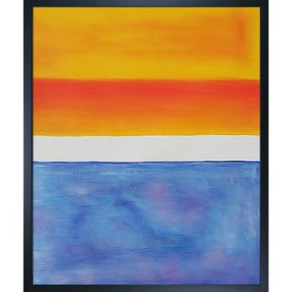  Home Yellow, Red, Blue Canvas Art by Mark Rothko Modern   35 X 31