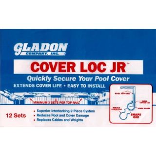 Gladon Cover Loc Jr. Pool Cover Clips (12 Pack)   CLJR1250 12