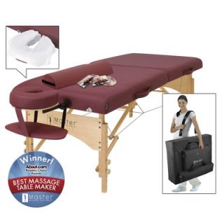 Master Massage 30 Geneva LX Massage Table in Maroon