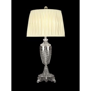 Dale Tiffany 30 One Light Crystal Table Lamp in Nickel