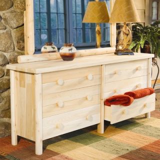 Rustic Cedar 6 Drawer Dresser   39