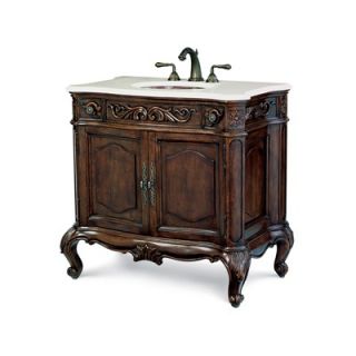 Cole & Company Provence 38 Bath Vanity Set In Aged Chestnut