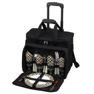 London Picnic Cooler for Four with Wheels