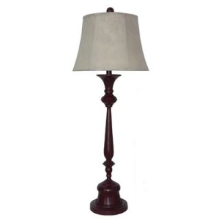 Fangio 38 Buffet Lamp with Inside Print in Red