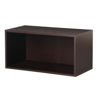 Foremost Modular Storage Large Open Cube in Espresso