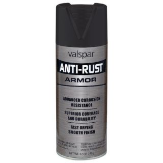 12 Oz Matte Black Anti Rust Armor Spray Paint 44 21926 SP