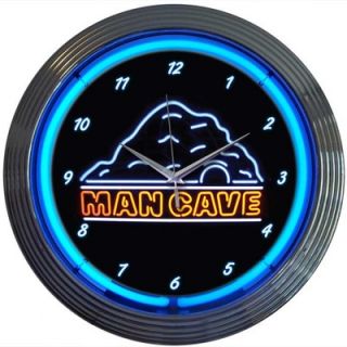 Neonetics Man Cave Neon Clock   man cave neon clock