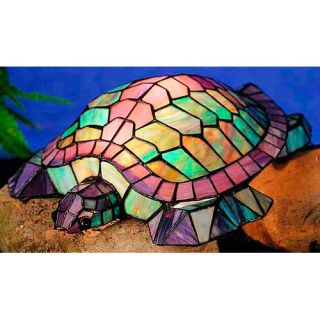 Turtle Tiffany Glass Accent Lamp