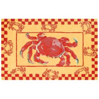 Homefires Accents Kitchen Crab Boil Novelty Rug   AC PY010