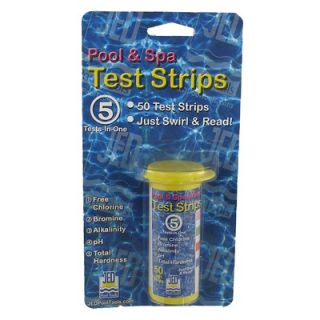 Jed Pool Tools 50 Count 5 Test Pool and Spa Test Strips