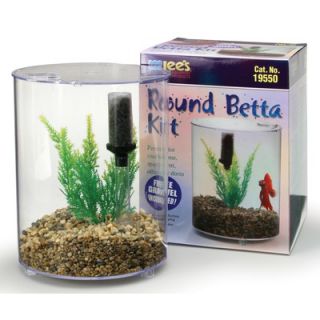Lees Aquarium & Pet Mini Round Aquarium Betta Kit