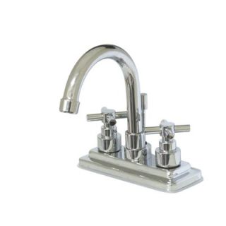 Elements of Design Tampa Centerset Bathroom Faucet with Double Cross