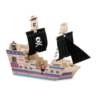 Melissa and Doug Deluxe Pirate Ship Play Set