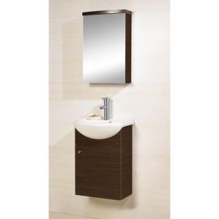 Dreamline Modern Single Sink Bathroom Vanity Set   DLVRB 101