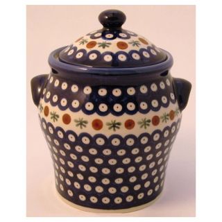 Polish Pottery 56 oz Large Jar   Pattern 41A   1100 41A