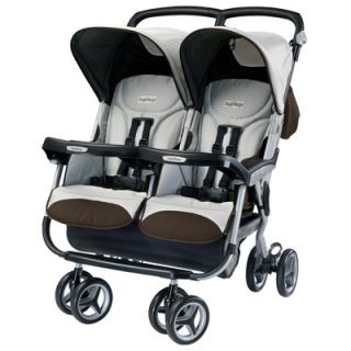 Peg Perego Aria Twin 60 / 40 Double Stroller in Java