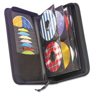 Case Logic CD/DVD Wallet Holds 72 CDs, Nylon, Black   CLGCDW64