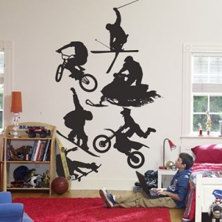Fathead Assorted Action Sports Silhouettes Wall Graphic   69 00006