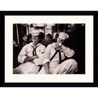 Sailors by Harold Feinstein Framed Fine Art Print   26.49 x 34.62
