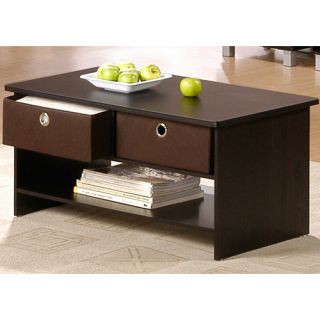 1000 Series Center Coffee Table with 4 Bin type Drawers
