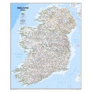National Geographic Maps Ireland Classic Wall Map   RE01020427