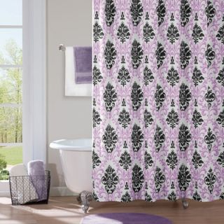 Mi Zone Katelyn Microfiber Shower Curtain in Purple   MZ70 006