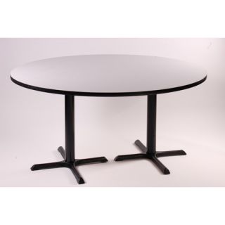 29 High Round Bar and Café Table with 2 Cross Bases and 2 Columns