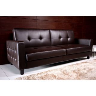 Revolution Rome Faux Leather Convertible Sofa