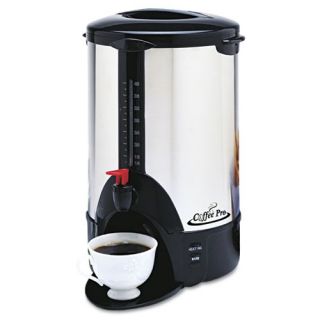 Coffee Pro 50 Cup Percolating Urn in Stainless Steel