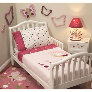 Lambs & Ivy Raspberry Swirl Toddler Bedding Collection   RASP