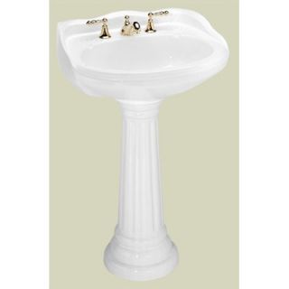 St Thomas Creations Arlington Medium Pedestal Sink   5128.080