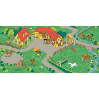 Learning Carpets Play Carpet Horse Stable Kids Rug