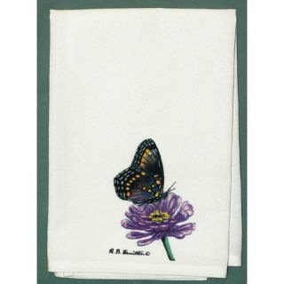 Red Spotted Purple Butterfly Guest Towel