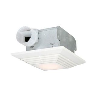 Craftmade 90 CFM Bathroom Ventilation Fan with Light in White