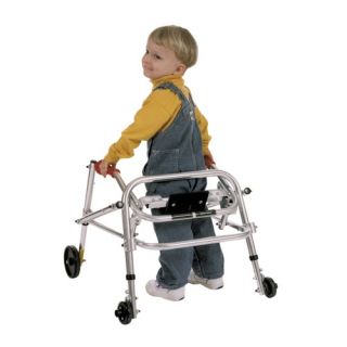 Small Childs Walker with Silent Wheels Legs Installed