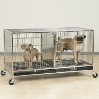 ProSelect Modular Pet Cage in Stainless Steel   ZW5500 87