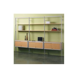 Envision® 84 H 1 Add On Section Storage System with 1 Credenza and 2