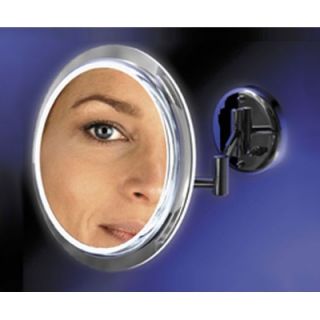 Zadro 09 Wall Mount Mirror with Surround Light in Chrome