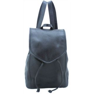 Leatherbay Small Backpack in Black