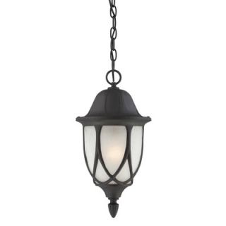 Thomas Lighting Wiltshire 1x100W Outdoor Hanging Lantern in Black