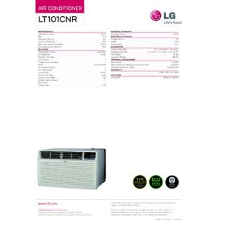 LG 9800 BTU Through the Wall Air Conditioner with Remote   LT101CNR