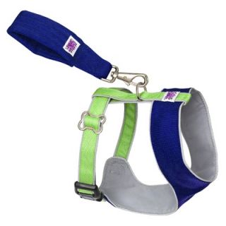 Doggles Mutt Gear™ Dog Comfort Harness in Blue and Green