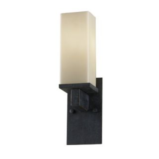 Feiss Madera One Light Wall Sconce in Antique Forged Iron   WB1521AF