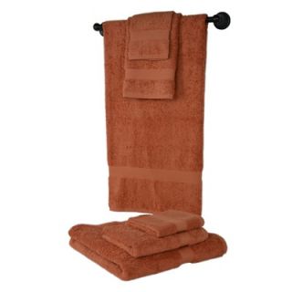 Calcot Ltd. 100% Supima Cotton 6 Piece Towel Set in Papaya