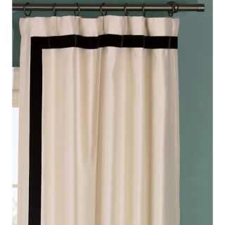  Outdoor Solid Grommet Top Curtain Panel in Chocolate   70315 109 503
