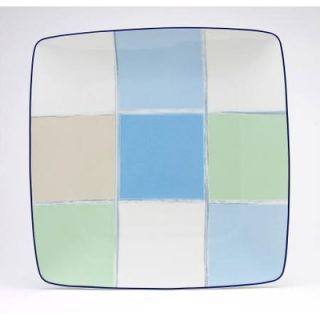 Noritake Java Blue Square Large Accent Plate   7994 487
